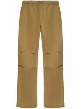 MM6 Maison Margiela спортивные брюки с вырезами, нейтральный цвет