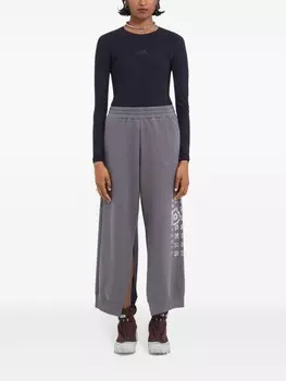 MM6 Maison Margiela спортивные штаны из джерси, серый