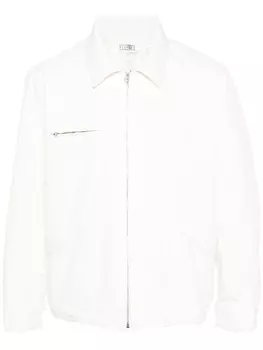 MM6 Maison Margiela стеганая куртка, белый