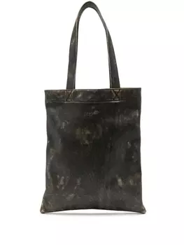 MM6 Maison Margiela сумка-тоут с логотипом, черный