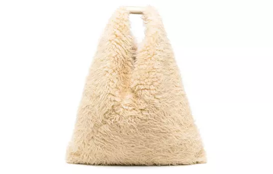 MM6 Maison Margiela Сумка женская из ткани на одно плечо, обычные, коричневые