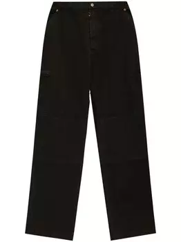 MM6 Maison Margiela свободные брюки с рисунком в виде цифр, черный
