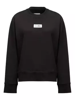 MM6 Maison Margiela толстовка с аппликацией Numbers, черный
