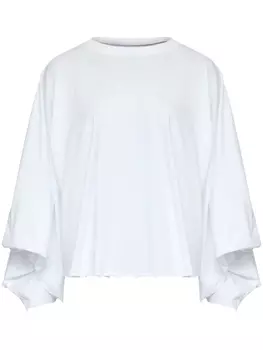 MM6 Maison Margiela топ с длинными рукавами, белый
