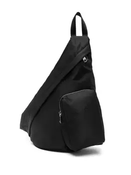 MM6 Maison Margiela треугольная сумка на плечо, черный