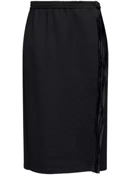 MM6 Maison Margiela юбка миди, черный