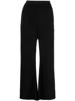 MM6 Maison Margiela укороченные брюки с завышенной талией, черный