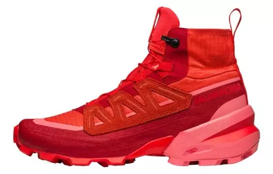 Mm6 Maison Margiela X Cross Кроссовки для походов унисекс с высоким верхом, красные Salomon