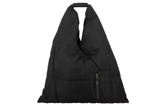 MM6 Maison Margiela Женская сумка на одно плечо из полиэстера, черная
