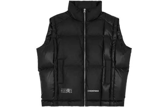 MM6 X CHENPENG Co-brand жилет мужской черный Mm6 Maison Margiela, черный