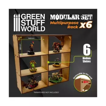 Многоцелевая стойка (x6), Paint - Modular Paint Racks & Accessories