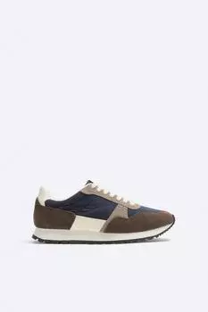 Многочастные кроссовки для бега «ретро» ZARA, синий