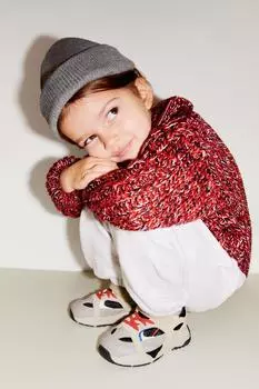 Многочастные кроссовки ZARA, экрю-белый