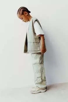 Многочастные кроссовки ZARA, бежевый