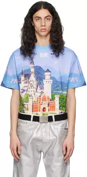 Многоцветная футболка с принтом VTMNTS