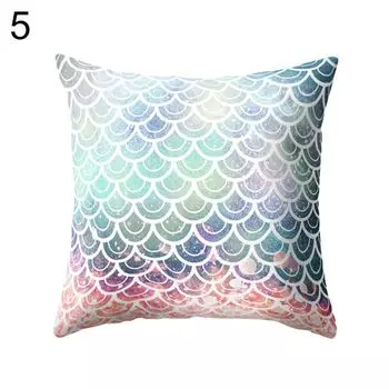 Многоцветная рыбья чешуя, наволочка, чехол для подушки, диван-кровать, декор для автомобиля, кафе, Декор-5 # Stuttg