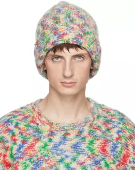 Многоцветная шапка-бини JW Anderson Edition Barth A.P.C.