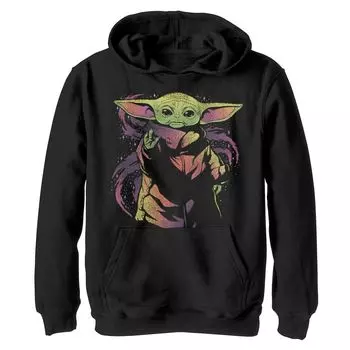Многоцветная толстовка с рисунком Swirl Force для мальчиков 8–20 лет, Star Wars: The Mandalorian The Child, также известная как Baby Yoda Star Wars