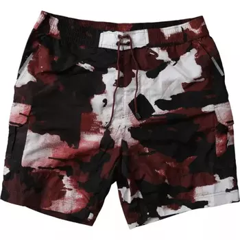 Многоцветный камуфляж DG Logo Пляжная одежда Шорты Купальники Dolce & Gabbana