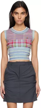 Многоцветный клетчатый жилет Vivienne Westwood