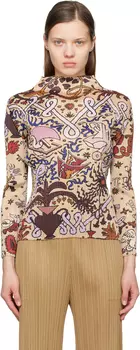 Многоцветный межпланетный топ PLEATS PLEASE ISSEY MIYAKE