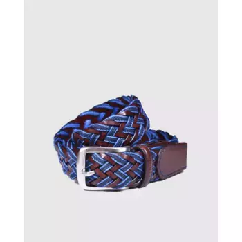Многоцветный плетеный мужской ремень Olimpo