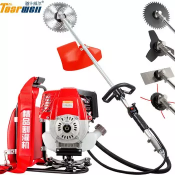 Многофункциональная газонокосилка TOSRWELL 139, четырехтактная ранцевая газонокосилка, небольшая бытовая мелиоративная машина, мощная газонокосилка для прополки артефактов Torsweil