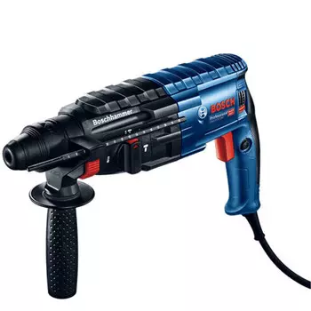 Многофункциональная ударная дрель промышленного класса Bosch GBH-2-24-DRE не включает в себя аксессуары в стандартной комплектации.