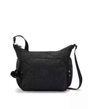 Многофункциональная женская сумка через плечо на молнии черного цвета Kipling, черный