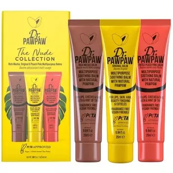 Многофункциональные бальзамы Dr Pawpaw, ограниченная серия, подарочный набор Nude Collection Trio, Dr, Paw Paw