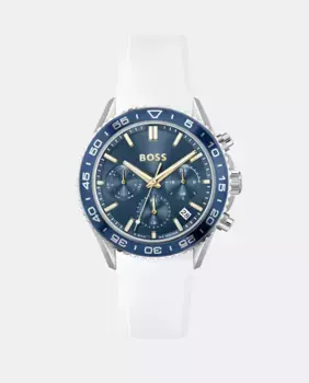 Многофункциональные белые силиконовые женские часы Runner for Her 1502752 Boss, белый