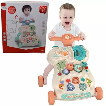 Многофункциональные ходунки, интерактивные каталки, коляска, 3в1, обучающий интерактивный МОНТЕССОРИ Sferazabawek