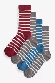 Многофункциональные мужские матросские носки, коробка из 4 шт Seasalt Cornwall, черный