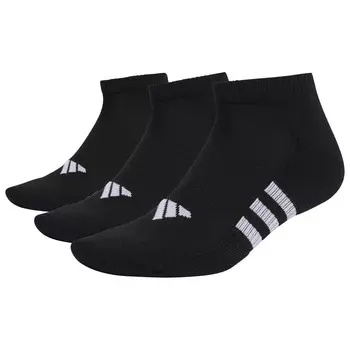 Многофункциональные носки Adidas Performance Cushioned Low 3 Pack, цвет Black/Black/Black