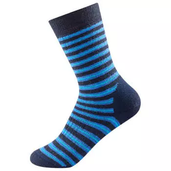 Многофункциональные носки Devold Multi Heavy Kid Sock, цвет Mistral Stripe