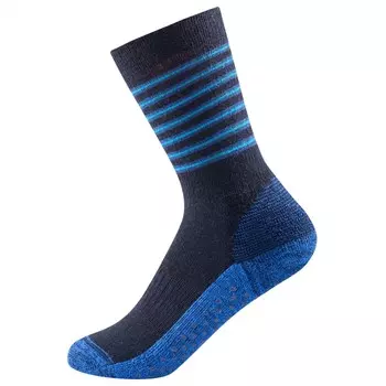 Многофункциональные носки Devold Multi Medium Kid Sock No Slip, цвет Mistral Stripe