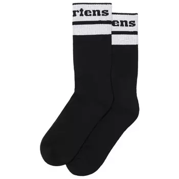 Многофункциональные носки Dr. Martens Athletic Logo Sock, цвет Black/White