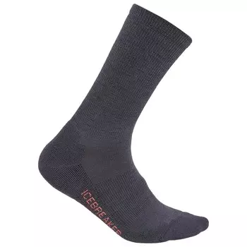 Многофункциональные носки Icebreaker Lifestyle Light Crew, цвет Graphite/Tang