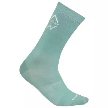 Многофункциональные носки Icebreaker Merino Lifestyle Fine Gauge Crew IB Logo, цвет Cloud Ray/Snow