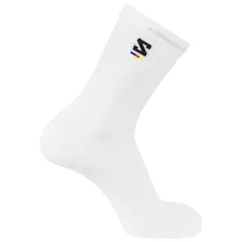 Многофункциональные носки Salomon Sunday Smart Crew, цвет Snow/Black