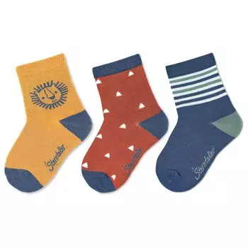 Многофункциональные носки Sterntaler Sckchen 3-Pack, цвет Matte Yellow