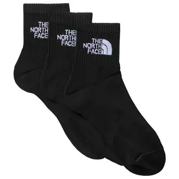 Многофункциональные носки The North Face Multi Sport Cush Quarter Socks 3 Pack, цвет TNF Black