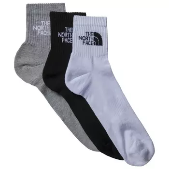 Многофункциональные носки The North Face Multi Sport Cush Quarter Socks 3-Pack, цвет Black Assorted