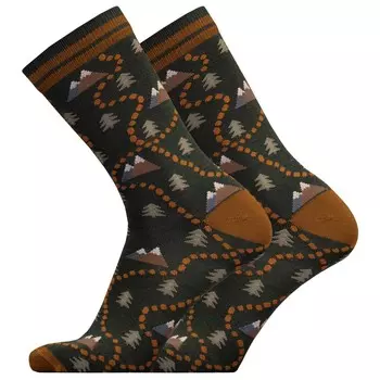 Многофункциональные носки Uphillsport Lifestyle Merino M3 Crew, цвет Path Green