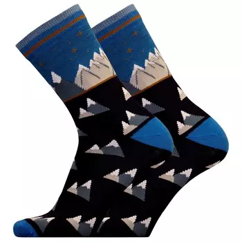 Многофункциональные носки Uphillsport Lifestyle Merino M3 Crew, цвет Mountains Navy
