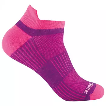 Многофункциональные носки Wrightsock Coolmesh II Low Tab, цвет Plum/Pink