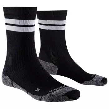 Многофункциональные носки X-Socks Core Natural Graphics Crew, цвет Black/Charcoal