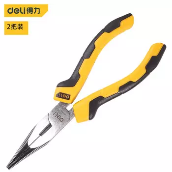 Многофункциональные плоскогубцы для электрика, аппаратные инструменты, плоскогубцы, плоскогубцы из высокоуглеродистой стали, плоскогубцы, 6 дюймов, DL0101 Deli