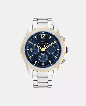 Многофункциональные стальные мужские часы Lars 1792059 Tommy Hilfiger, серебро