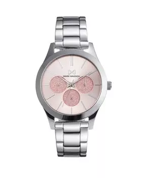 Многофункциональные женские часы Marais из стали и браслетом Mark Maddox, серебро